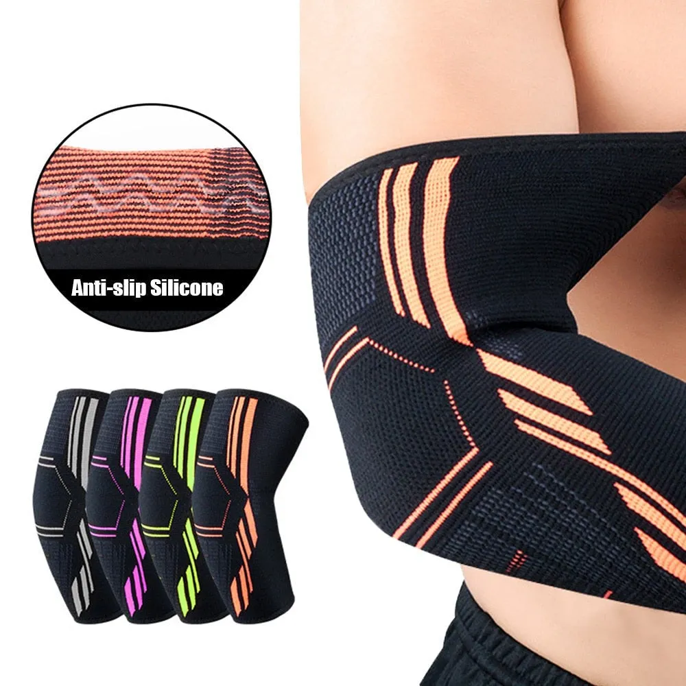 2pcs/pair Elbow Brace Sleeve for Tendonitis Tennis Elbow and Reduce Joint Pain