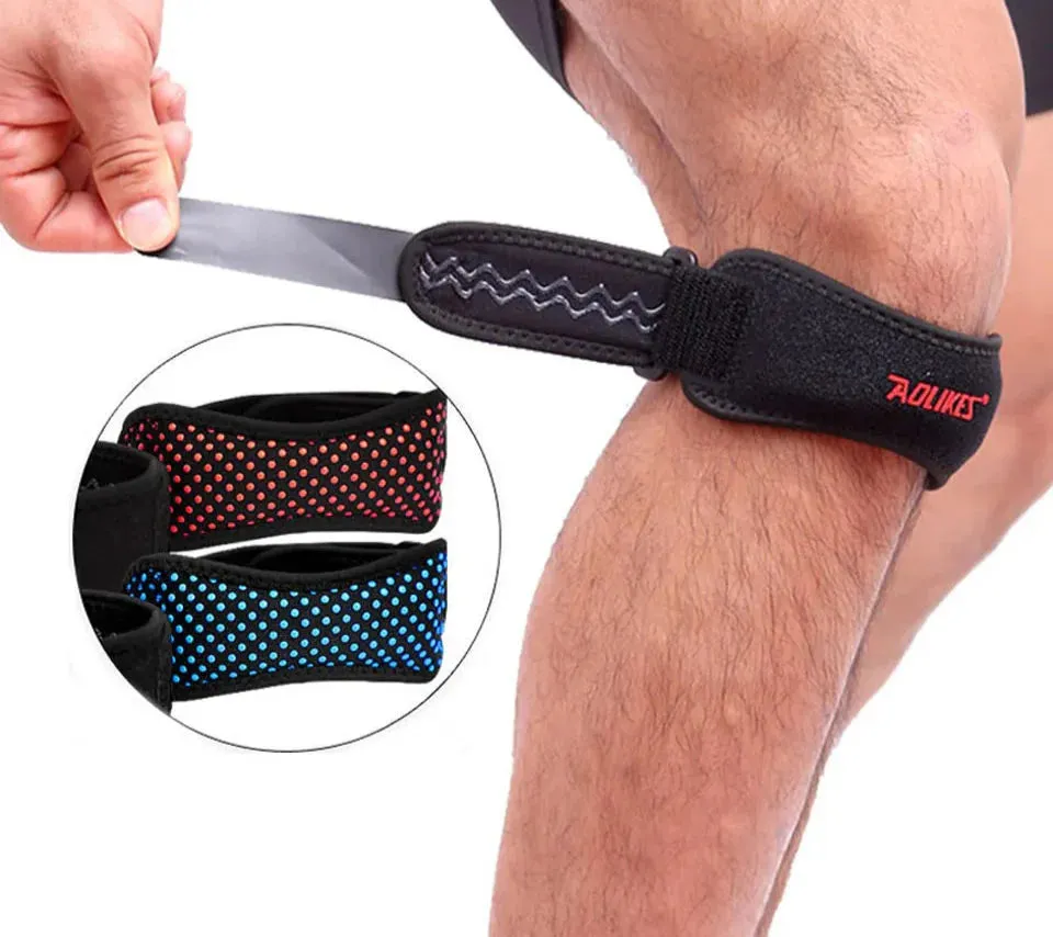 Adjustable Knee Brace Pain Relief For Running Hiking Basketball Tendonitis Support