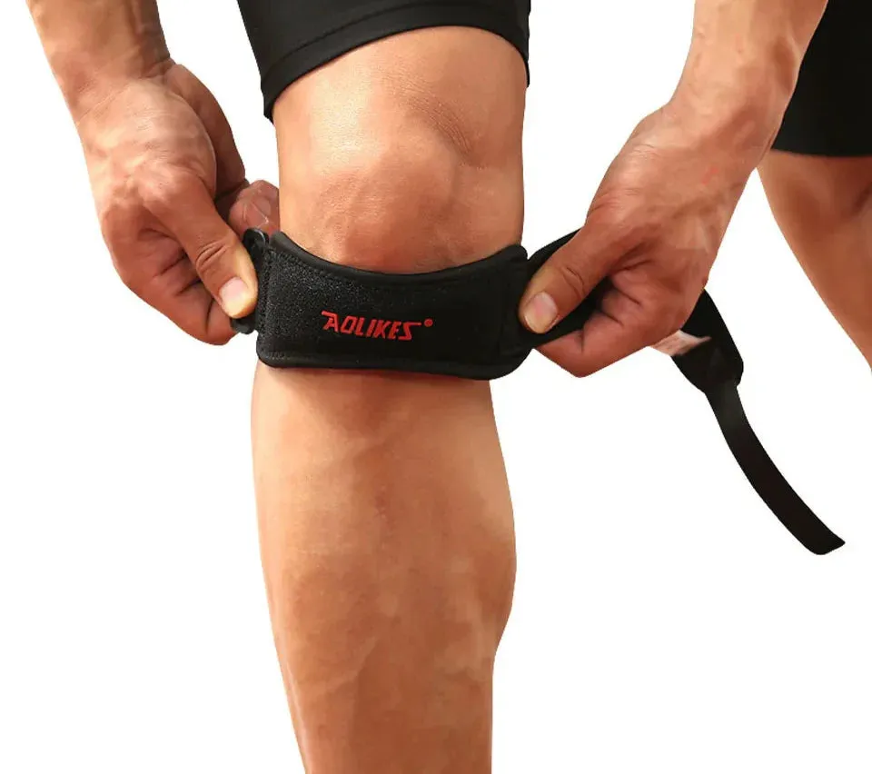 Adjustable Knee Brace Pain Relief For Running Hiking Basketball Tendonitis Support
