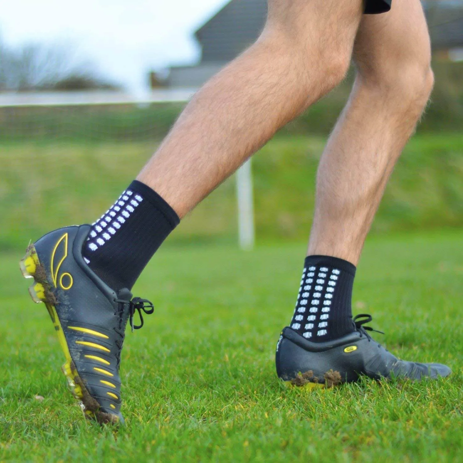 Anti-slip fotbollsstrumpor