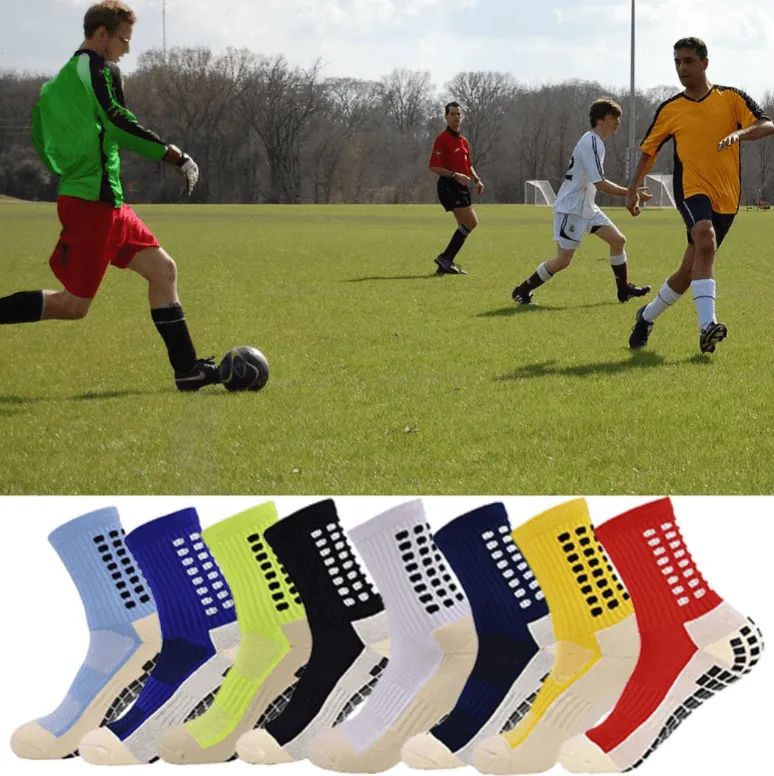 Anti-slip fotbollsstrumpor