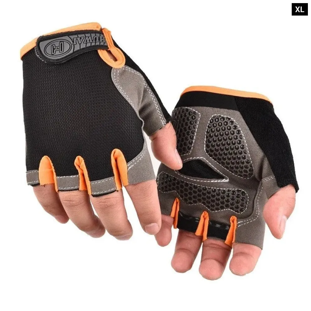 Anti Slip Shock Breathable Fingerless Gloves for Cycling Bicycle