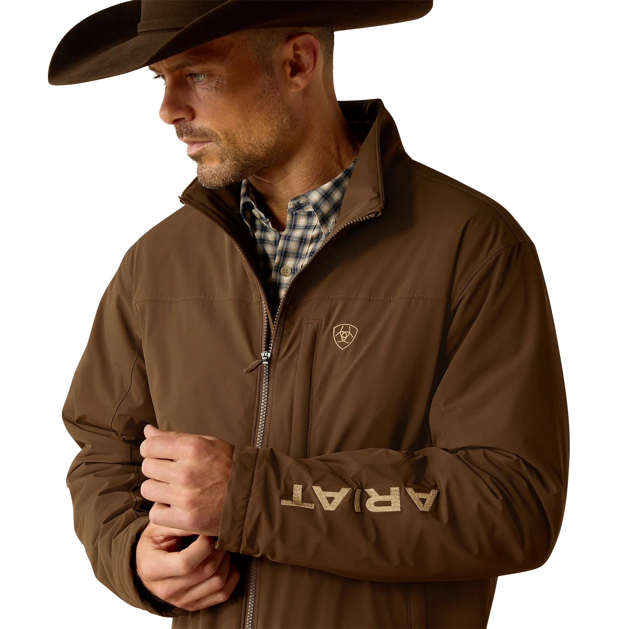 Ariat Men's Pioneer Softshell Jacket Brown