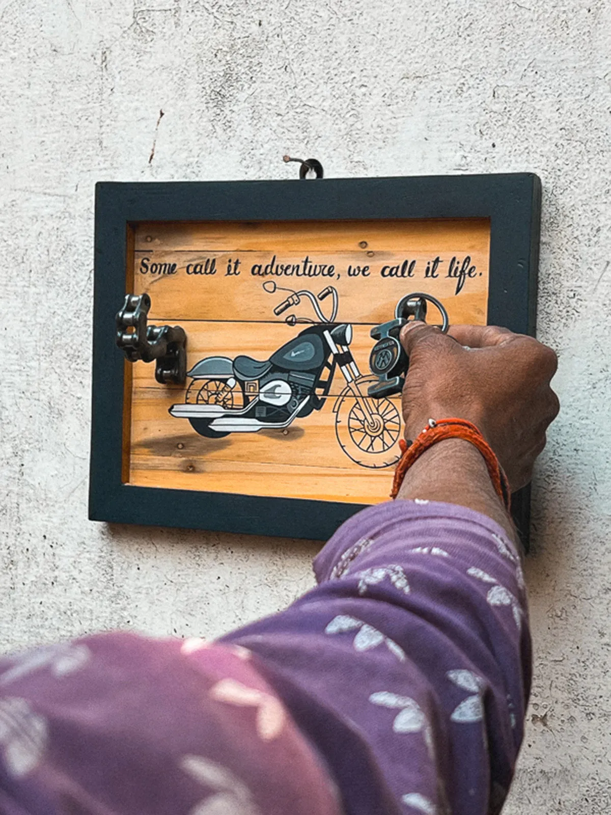 Biker Key Holder