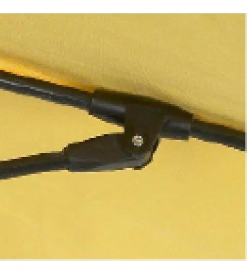 Fiberbuilt Lucaya 7.5' Square Pulley Aluminum Umbrella