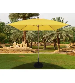 Fiberbuilt Lucaya 7.5' Square Pulley Aluminum Umbrella