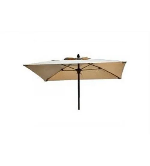 Fiberbuilt Lucaya 7.5' Square Pulley Aluminum Umbrella