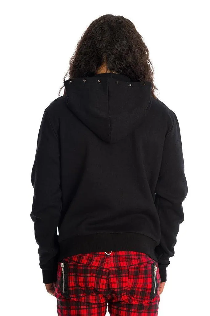 Gothic Studded Hoodie