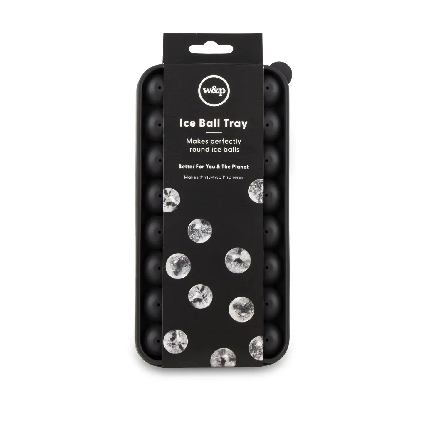 ICE BOX Reusable Silicone Ice Tray & Ice Storage- Charcoal