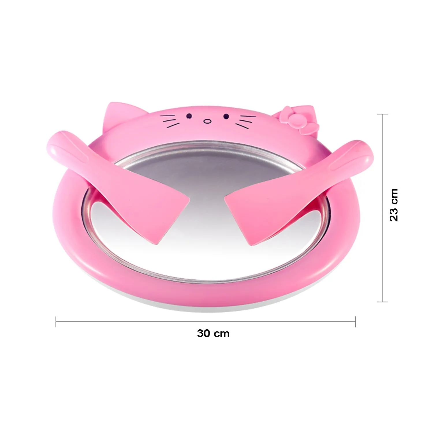 Ice-Frying Machine, Mini Ice Machine for Summer with Cartoon design Home Fried Ice Cream Machine