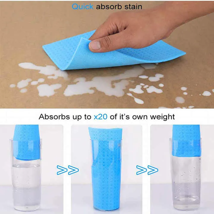 Kitchen Cleaning Dish Towel Non-stick-منشفة تنظيف أطباق
