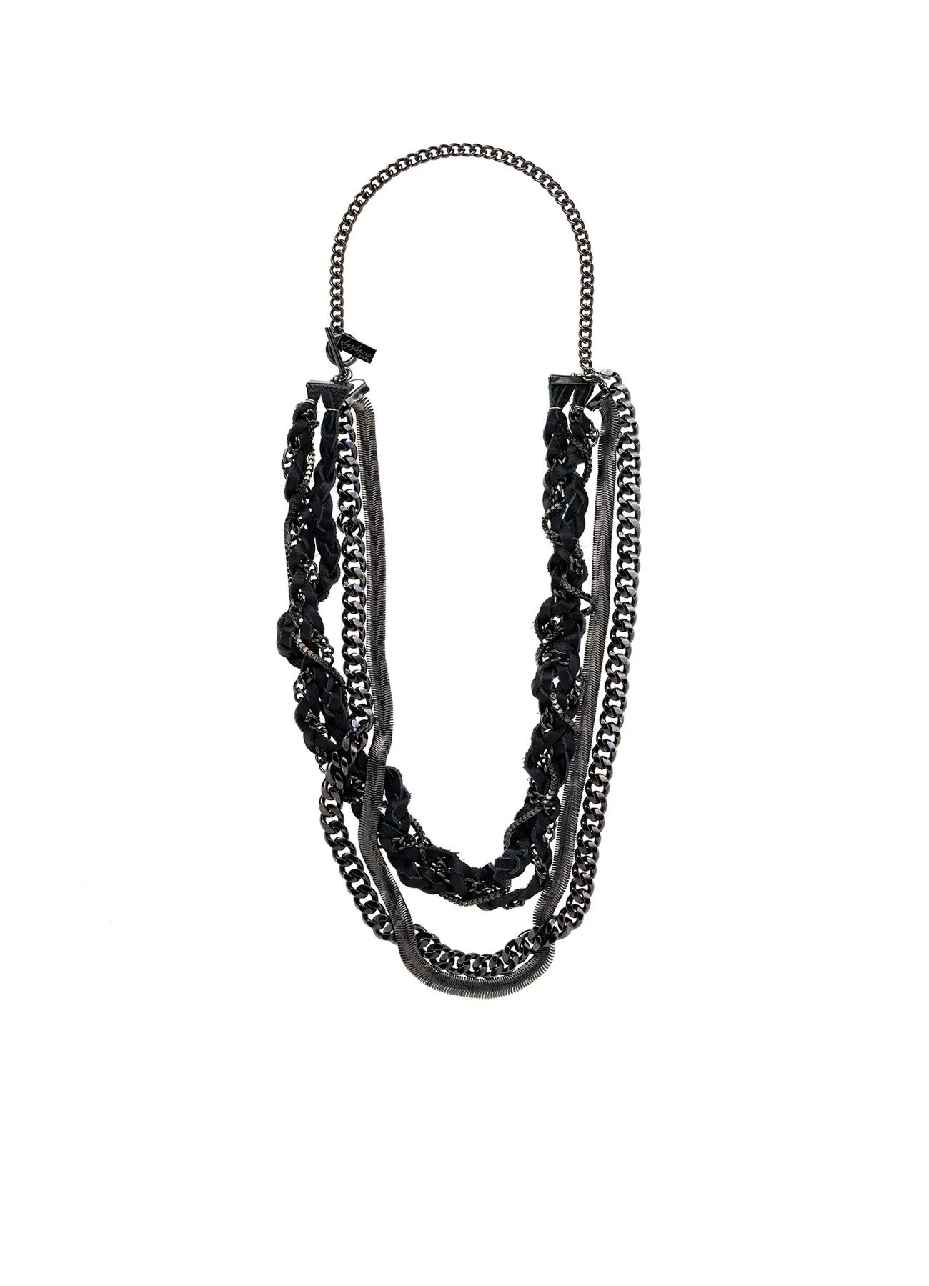 LEA/BR/BKNI BRAIDED NECKLACE