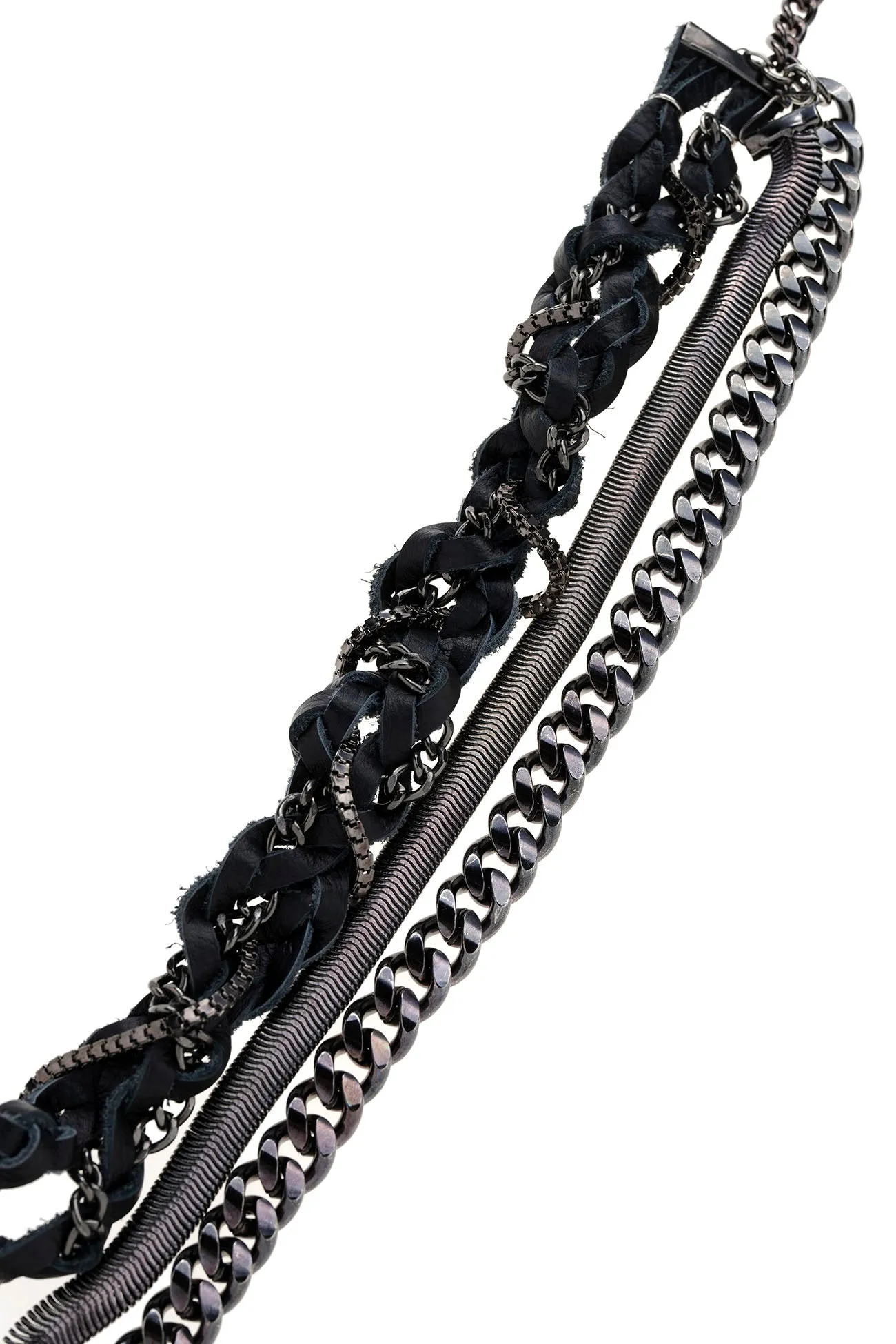 LEA/BR/BKNI BRAIDED NECKLACE