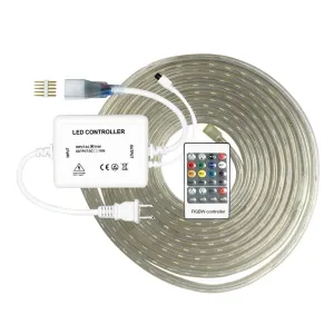 LED RGBW Strip Light Kit 120V AC 16 ft Reel