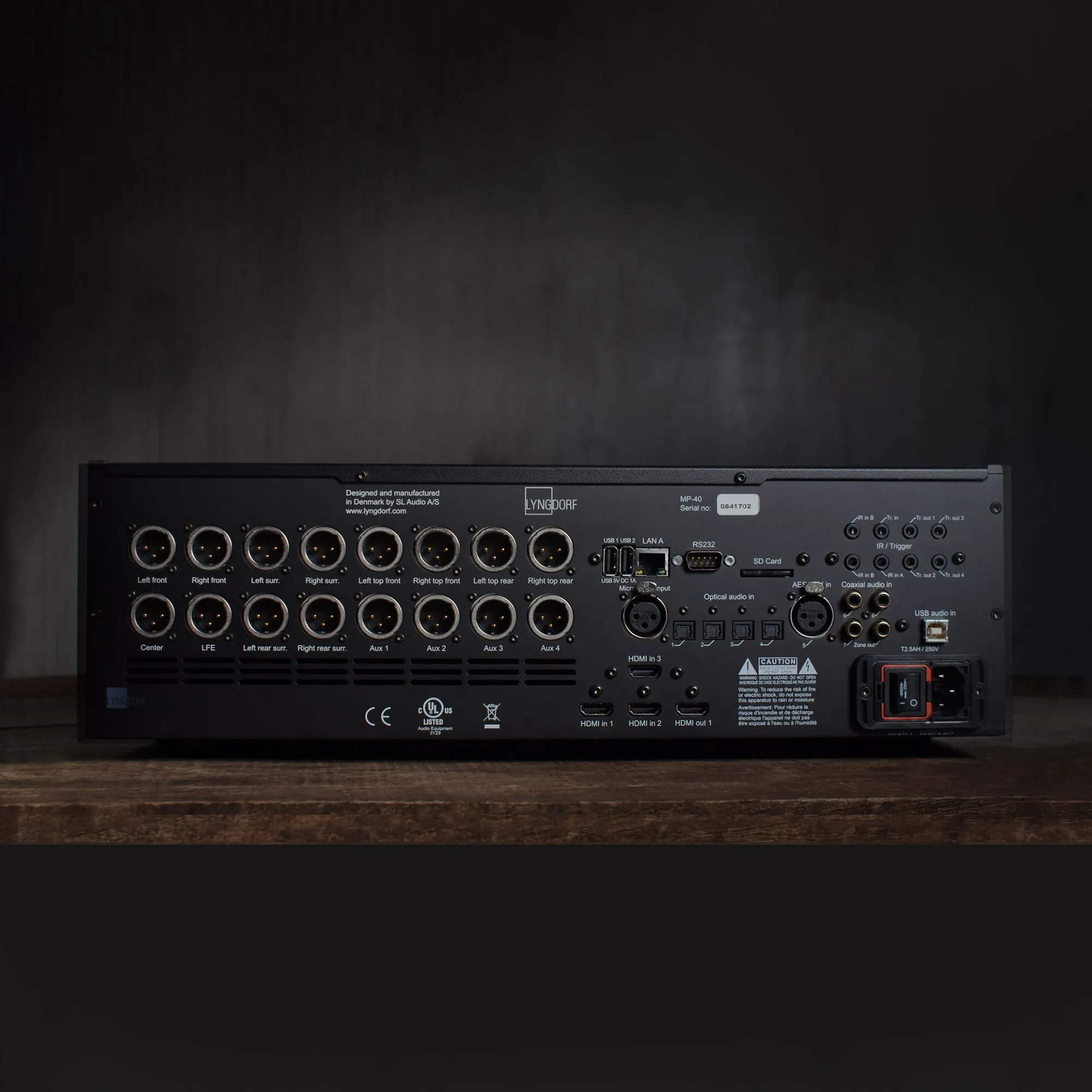 Lyngdorf MP-40 2.1 AV Processor with RoomPerfect