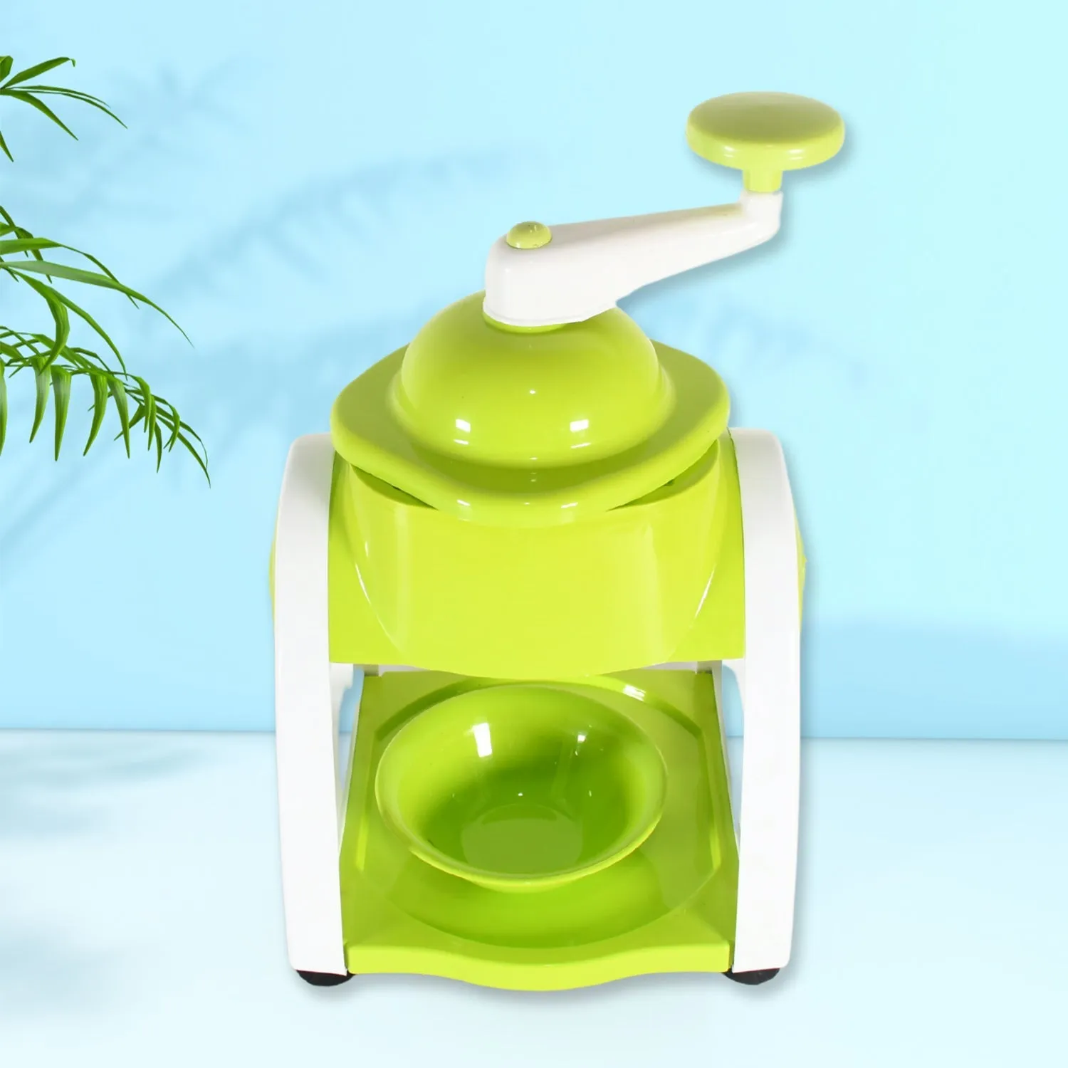 Miracle Small PlasticIce Gola Maker Ice snowmaker Machine | Ice Crusher | Indoor Outdoor Manual With Steel Blade & Anti slip Grip (1 Pc)