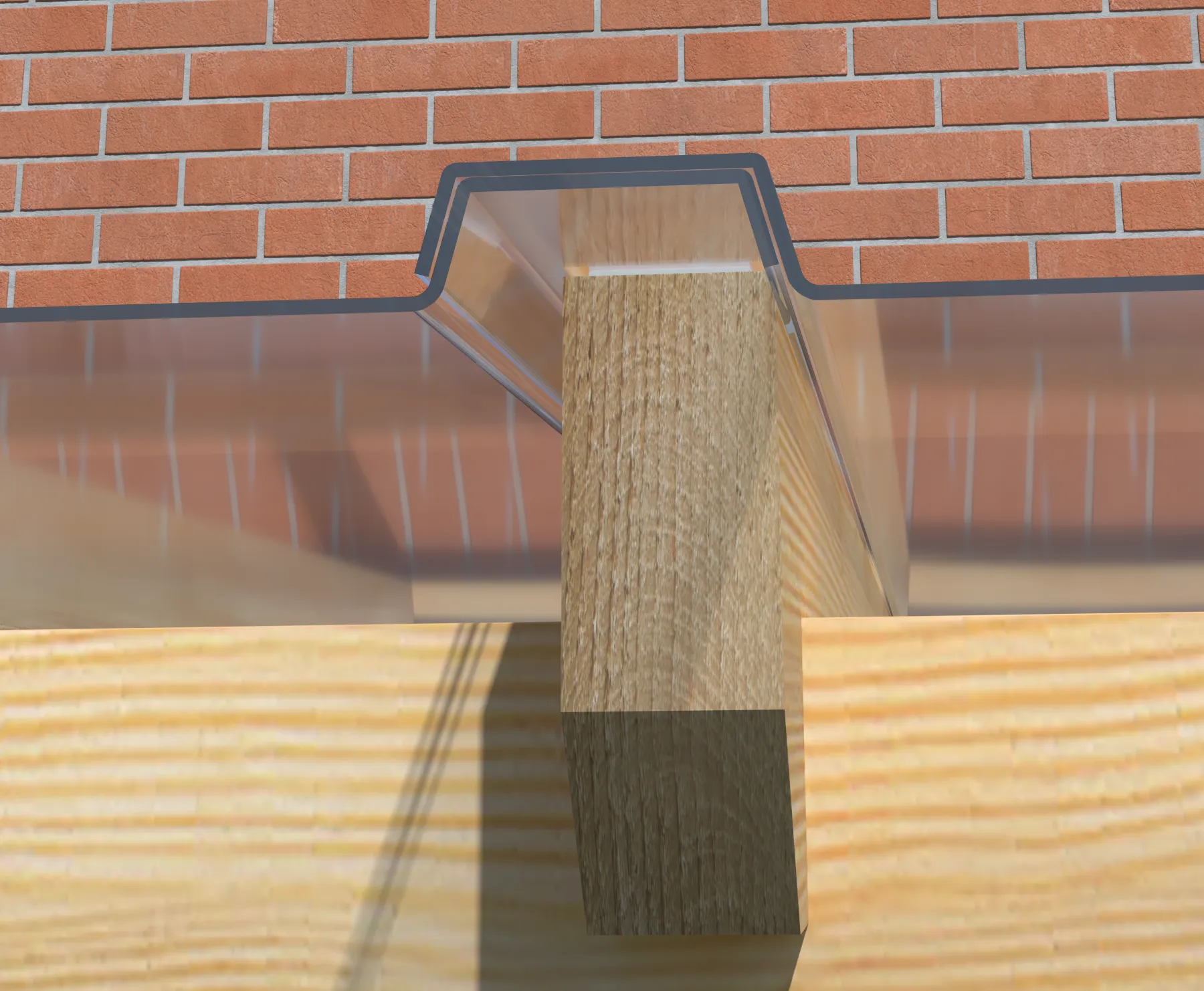 Poly X Modular Polycarbonate Clear Roof Sheet