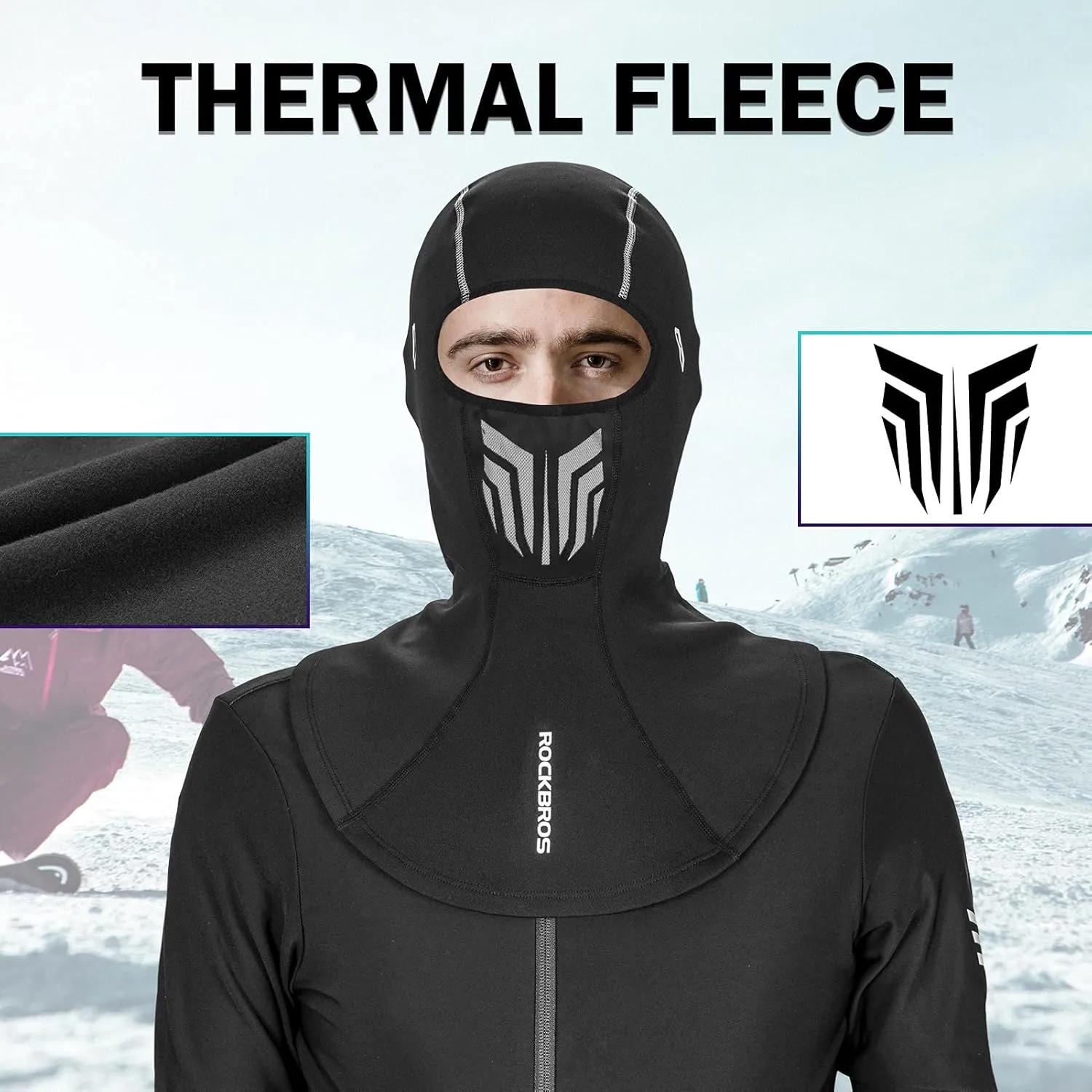 ROCKBROS Balaclava Lightweight UV Protection Face Cover