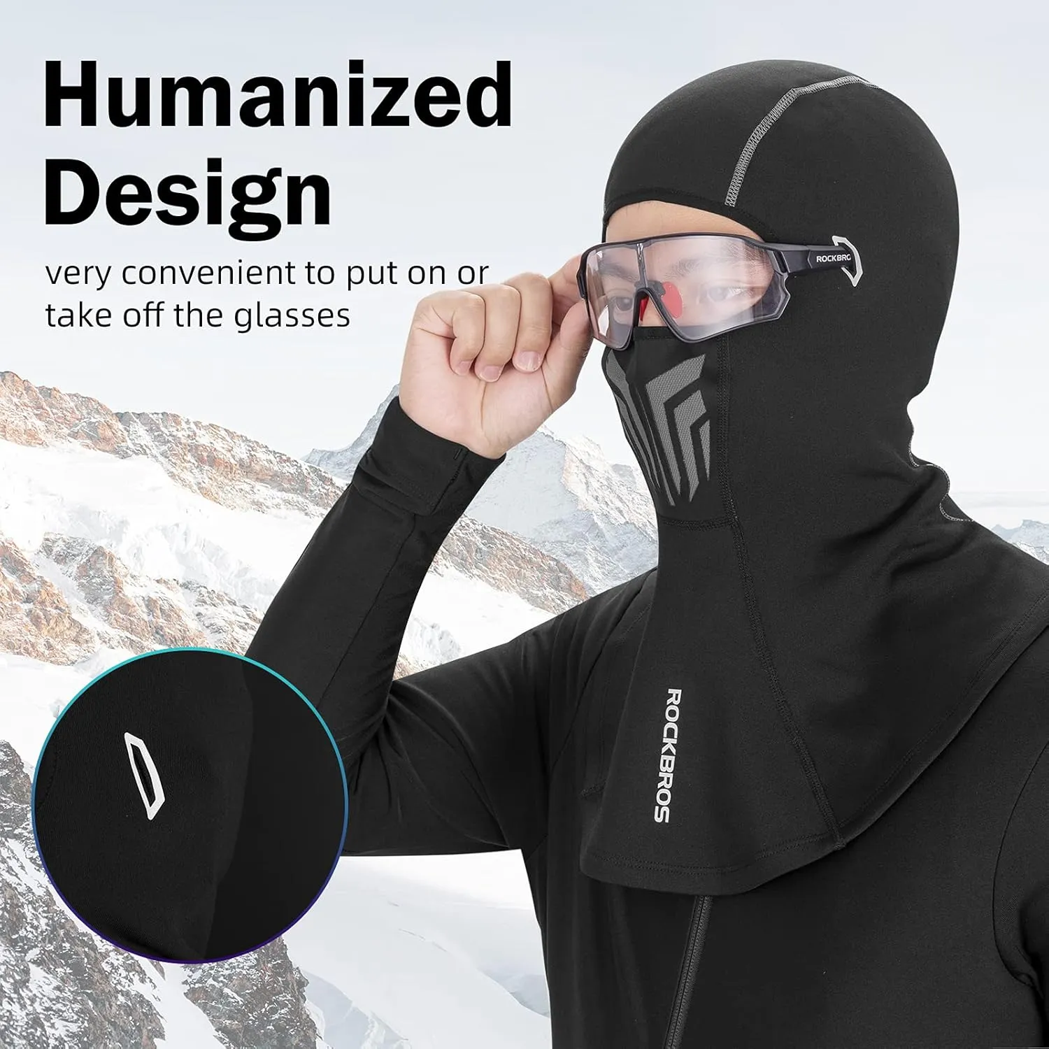 ROCKBROS Balaclava Lightweight UV Protection Face Cover